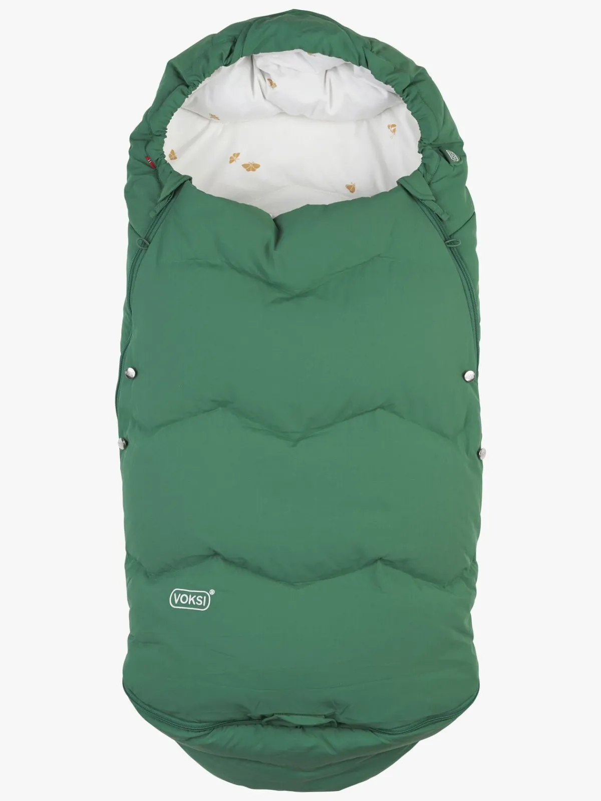 Voksi Køreposer*Explorer Kørepose, Grass Green Wings Grøn