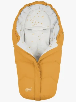 Voksi Køreposer*Move Kørepose, Golden Yellow Flying Gul/Hvid