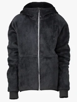 Børn WearColour Flow Fleece Hoodie, Black