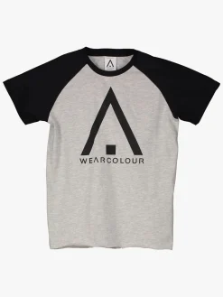 Børn WearColour Rag T-Shirt, Grey Melange