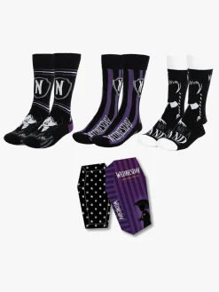 Wednesday Undertøj*Strømper 3-pak, Sort