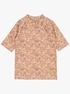 Børn Wheat Cecilie Badetrøje, Flowers And Seashells