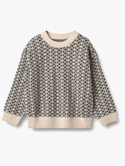 Wheat Overdele*Elias Trøje, Warm Sand Melange