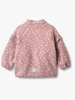 Børn Wheat Ellena Fleecetrøje, Rosewood Dots