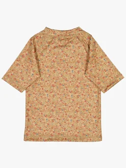 Wheat Uv & Strand*Jackie Badetrøje, Small Porcelain Flowers