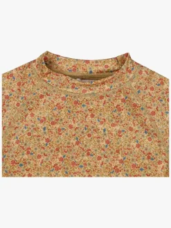 Wheat Uv & Strand*Jackie Badetrøje, Small Porcelain Flowers