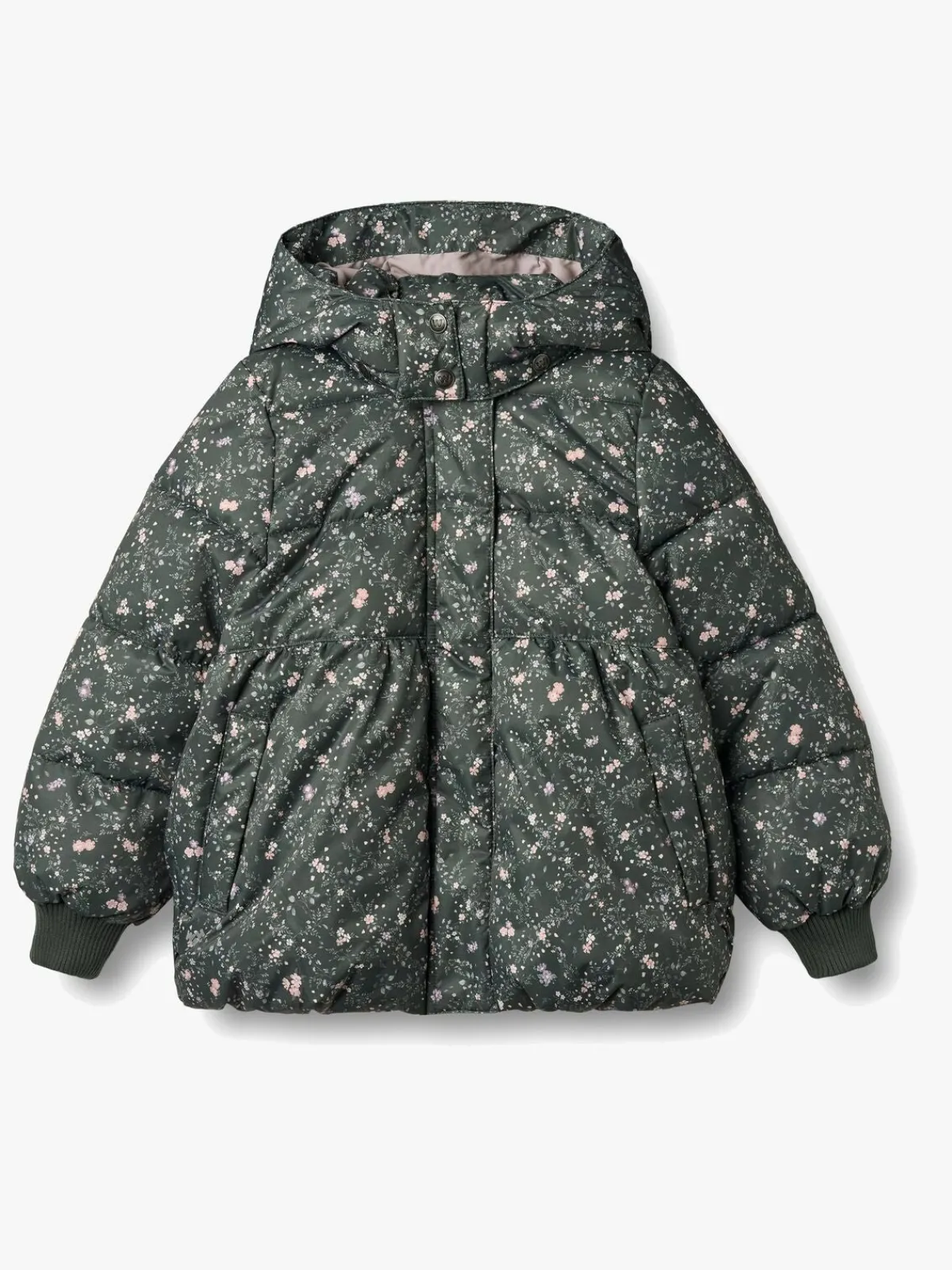 Wheat Vintertøj*Karla Dynejakke, Forest Lake Checked Flowers