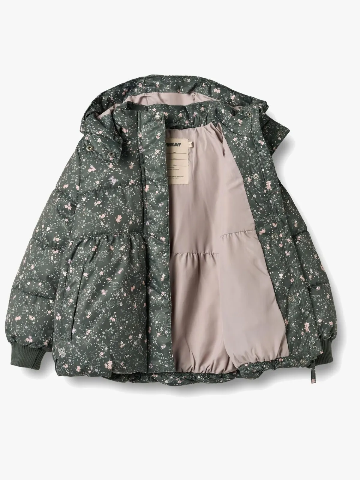 Wheat Vintertøj*Karla Dynejakke, Forest Lake Checked Flowers