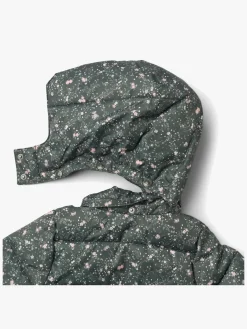 Wheat Vintertøj*Karla Dynejakke, Forest Lake Checked Flowers