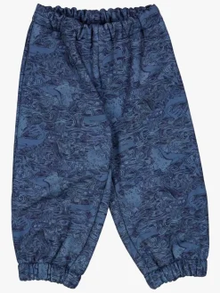 Wheat Overtøj*Luca Softshellbukser, Navy Linoleum