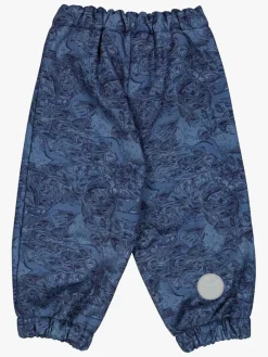 Wheat Overtøj*Luca Softshellbukser, Navy Linoleum