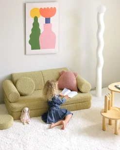 Børn Wigiwama Bear Pude, Guava Pink