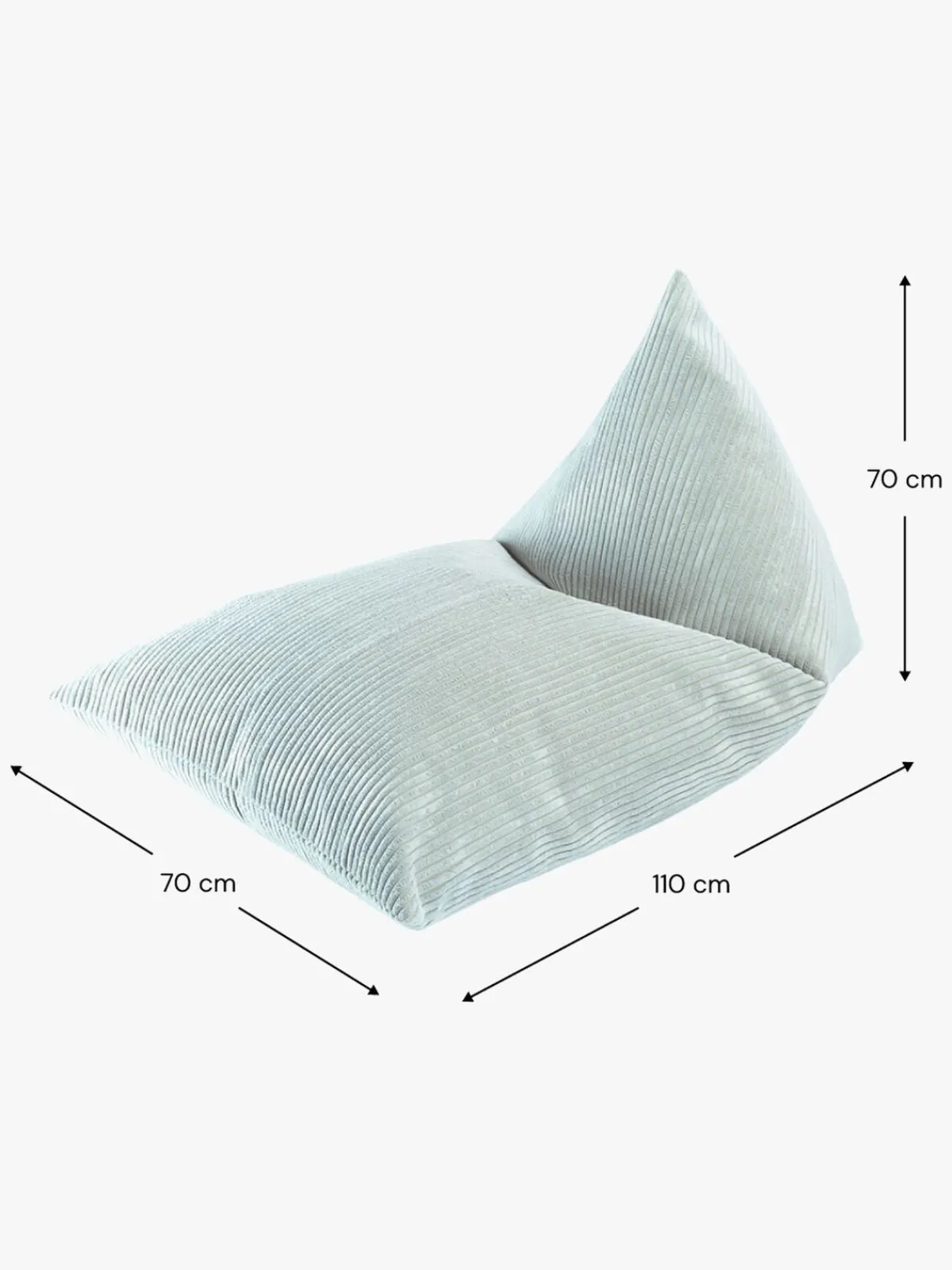 Børn Wigiwama Børnemøbler>Big Lounger Sækkestol, Peppermint Green