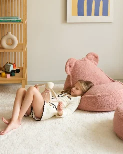 Børn Wigiwama Bjørn Sækkestol, Guava Pink