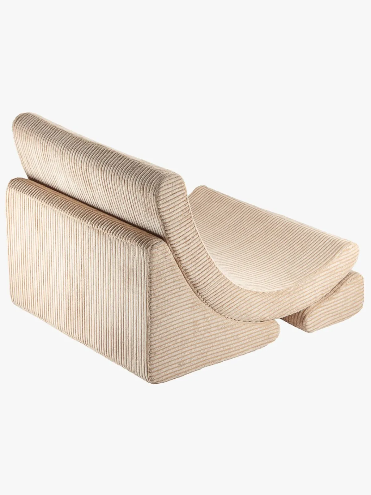 Børn Wigiwama Børnemøbler>Måne Lænestol, Brown Sugar