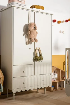 Børn WoodLuck Wood Luck Babushka Garderobeskab, Olive