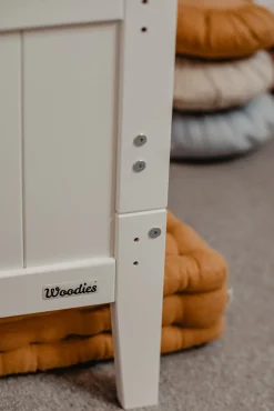 Woodies Børnesenge & Tilbehør*Hampton Tremmeseng, Hvid