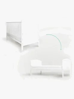 Woodies Børnesenge & Tilbehør*Hampton Tremmeseng, Hvid