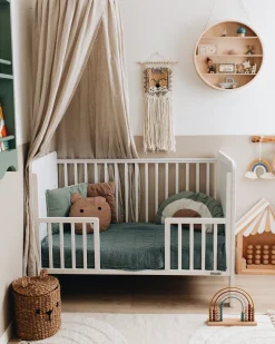 Børn Woodies Børnesenge & Tilbehør>Moderne Tremmeseng, Hvid