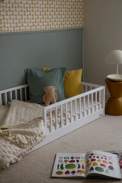 Børn Woodies Monty Junior-/Montessori-seng, Hvid