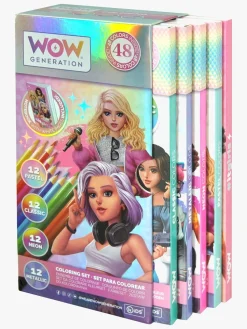 WOWGeneration Kreativt Legetøj*WOW Generation Malesæt med 48 Farvepenne