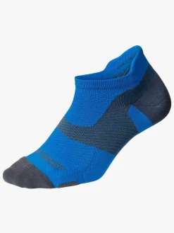 2XU Tøj Til Mor*Vectr Light Cushion No Show Strømper, Vibrant Blue/Grey