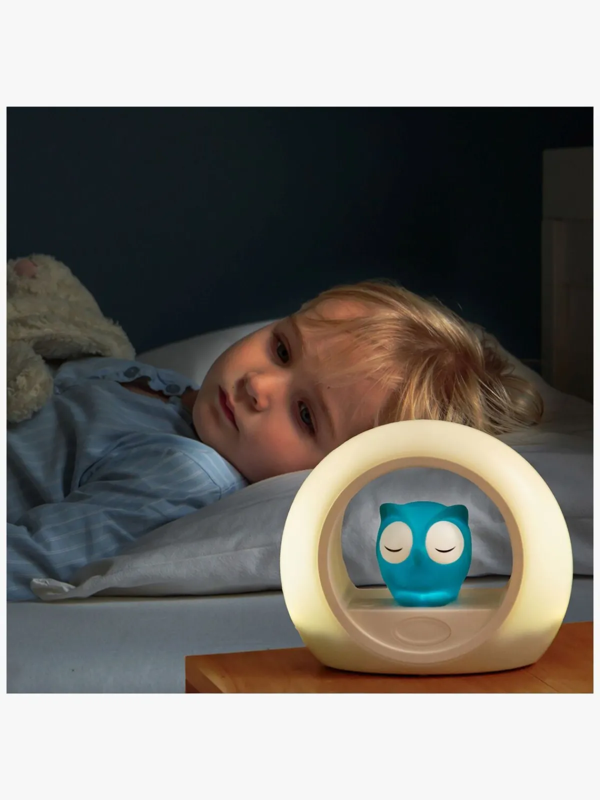 Børn ZAZU LOU Natlampe, Grå