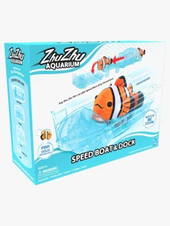 ZhuZhuPets Legetøjsfigurer>ZhuZhu Aquarium Fisk Båd Og Kaj Legesæt
