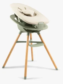 Ziza Skråstole & Babygynger*Skråstol inkl. Adapter til Højstol, Olive Beige/Grøn