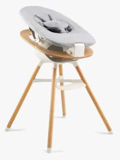Ziza Skråstole & Babygynger>Skråstol inkl. Adapter til Højstol, Vanilla/Natural